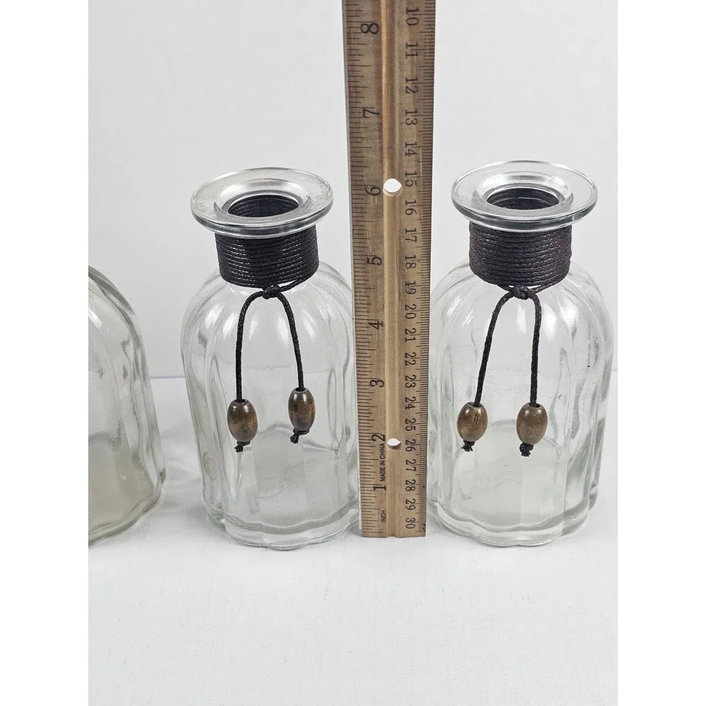 Glass Candle Holder Decorative Bottles Pier 1 Imports Set of Five